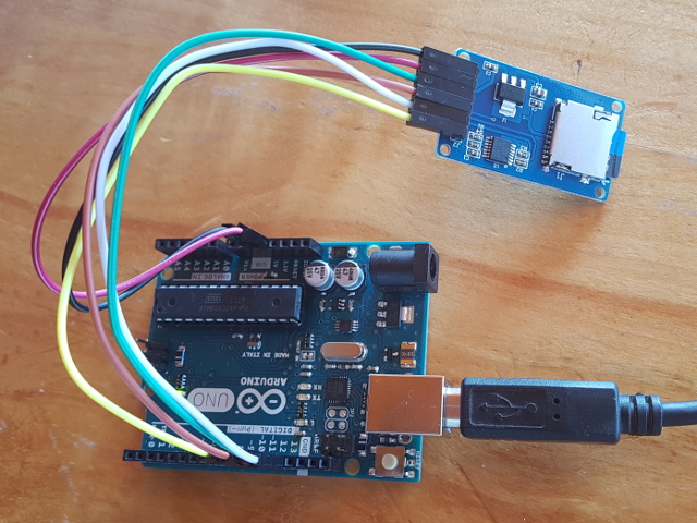 Connecting the Catalex MicroSD Card Adaptor to an Arduino UNO