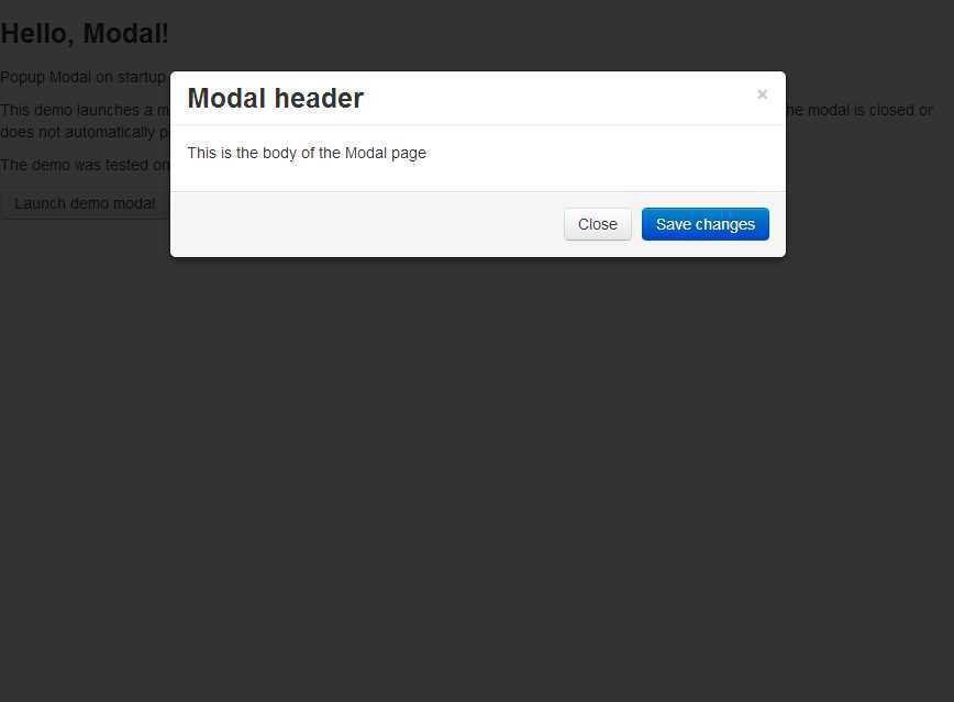 Twitter Bootstrap Modal Active